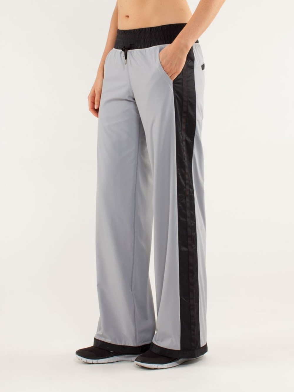 Lululemon Run: Right Round Pant Silver Slate Travel Loungewear Streerwear